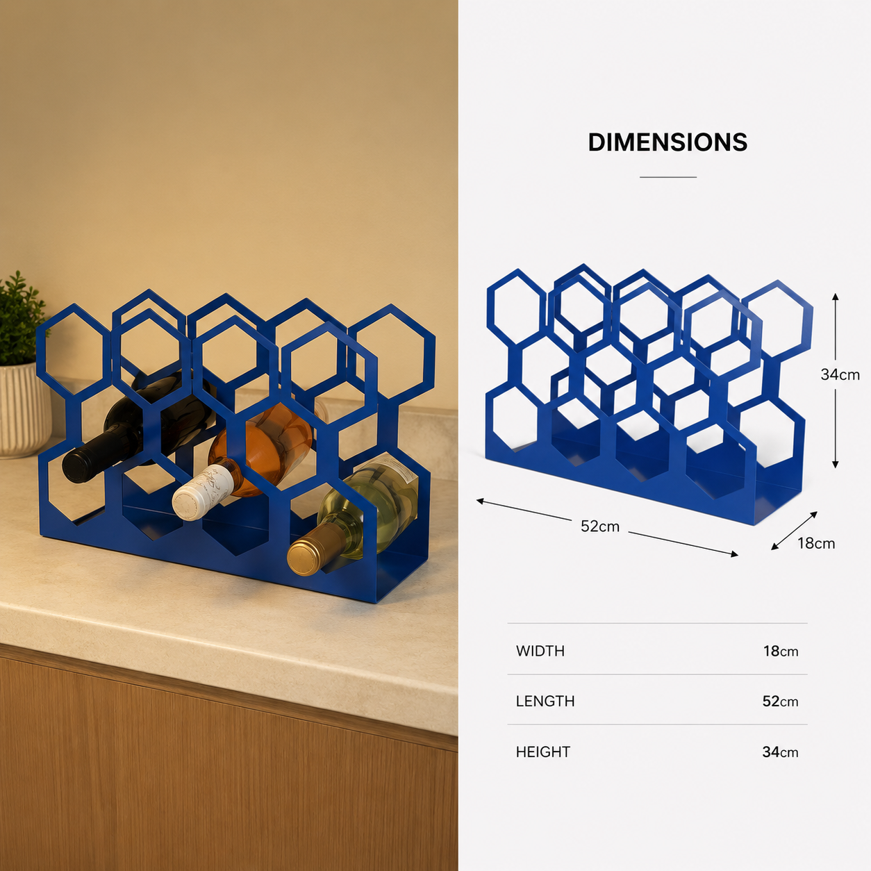 Hive Bottle Rack