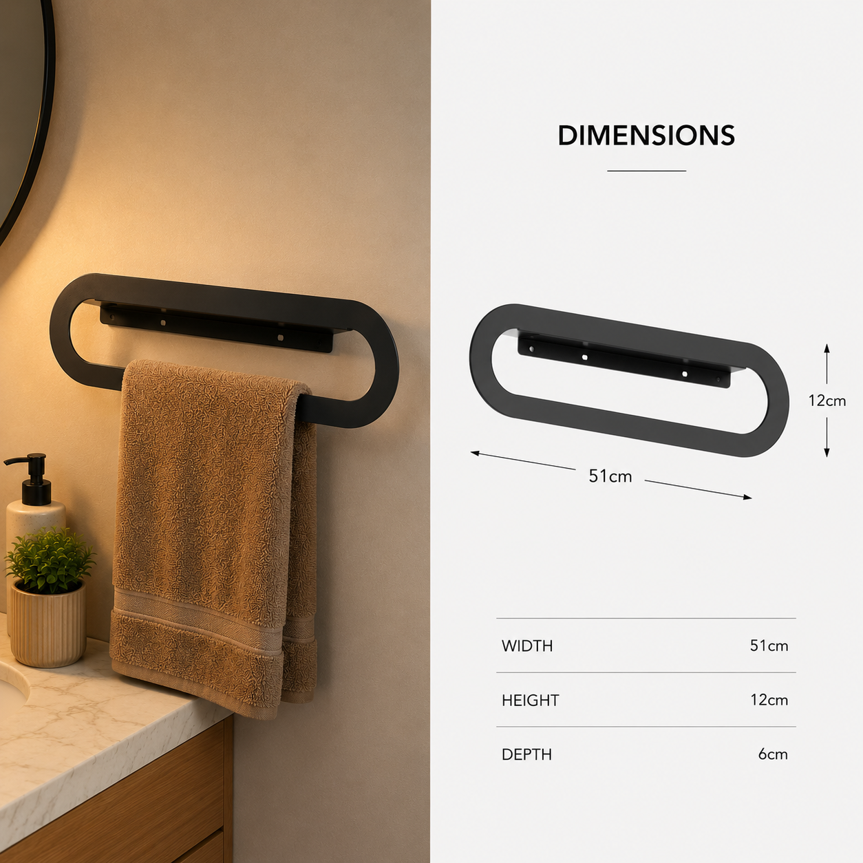 Arc Towel Bar