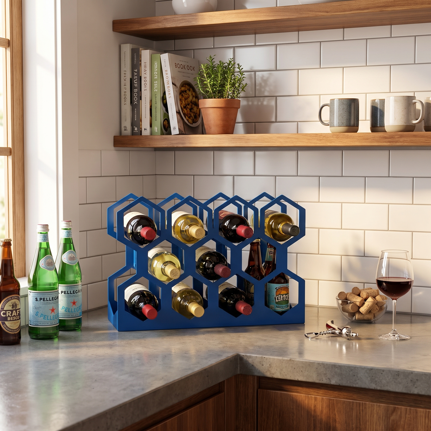 Hive Bottle Rack
