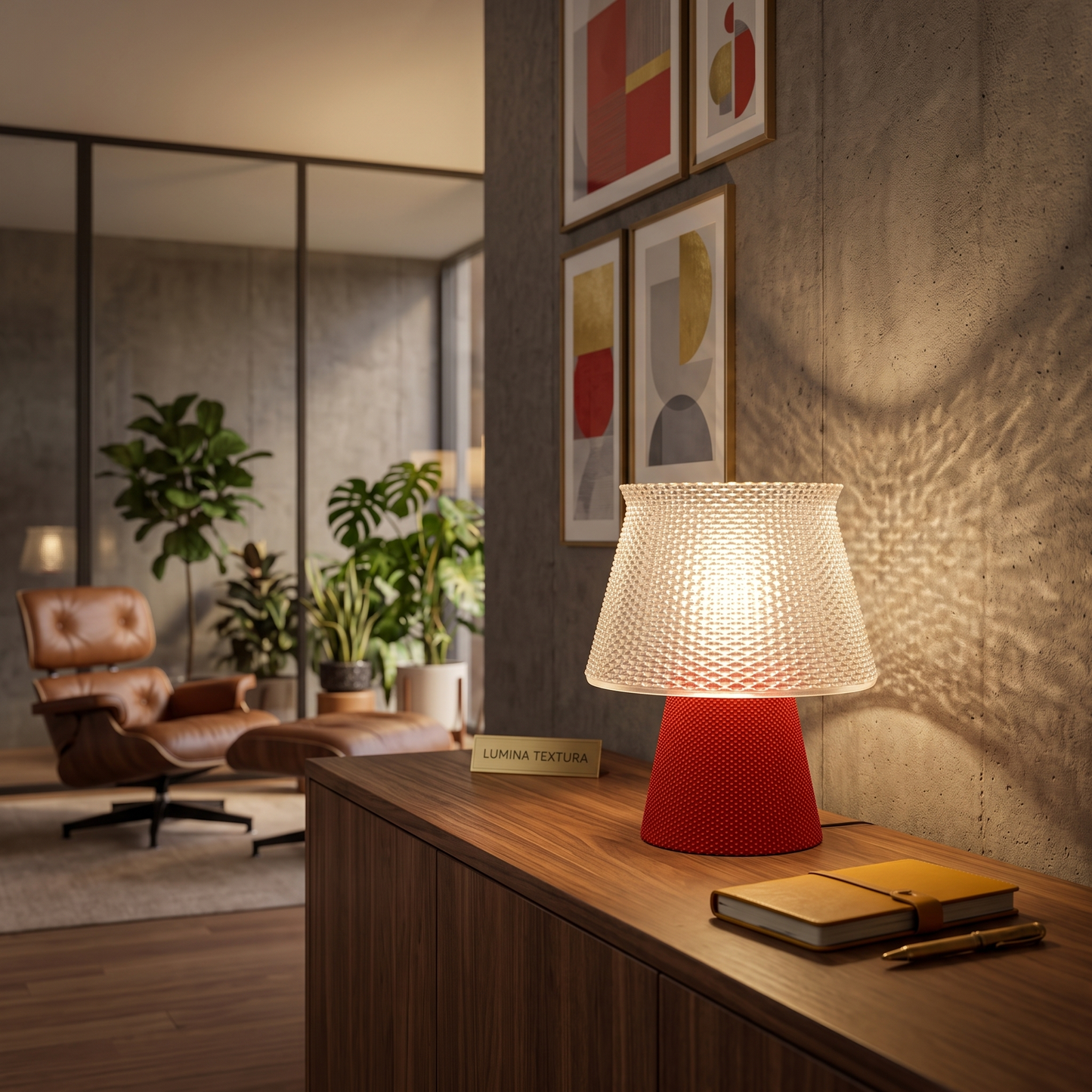 Prism Weave Lamp